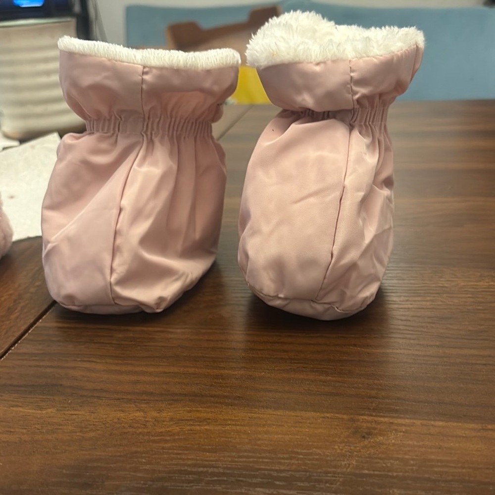 Pink Baby Booties